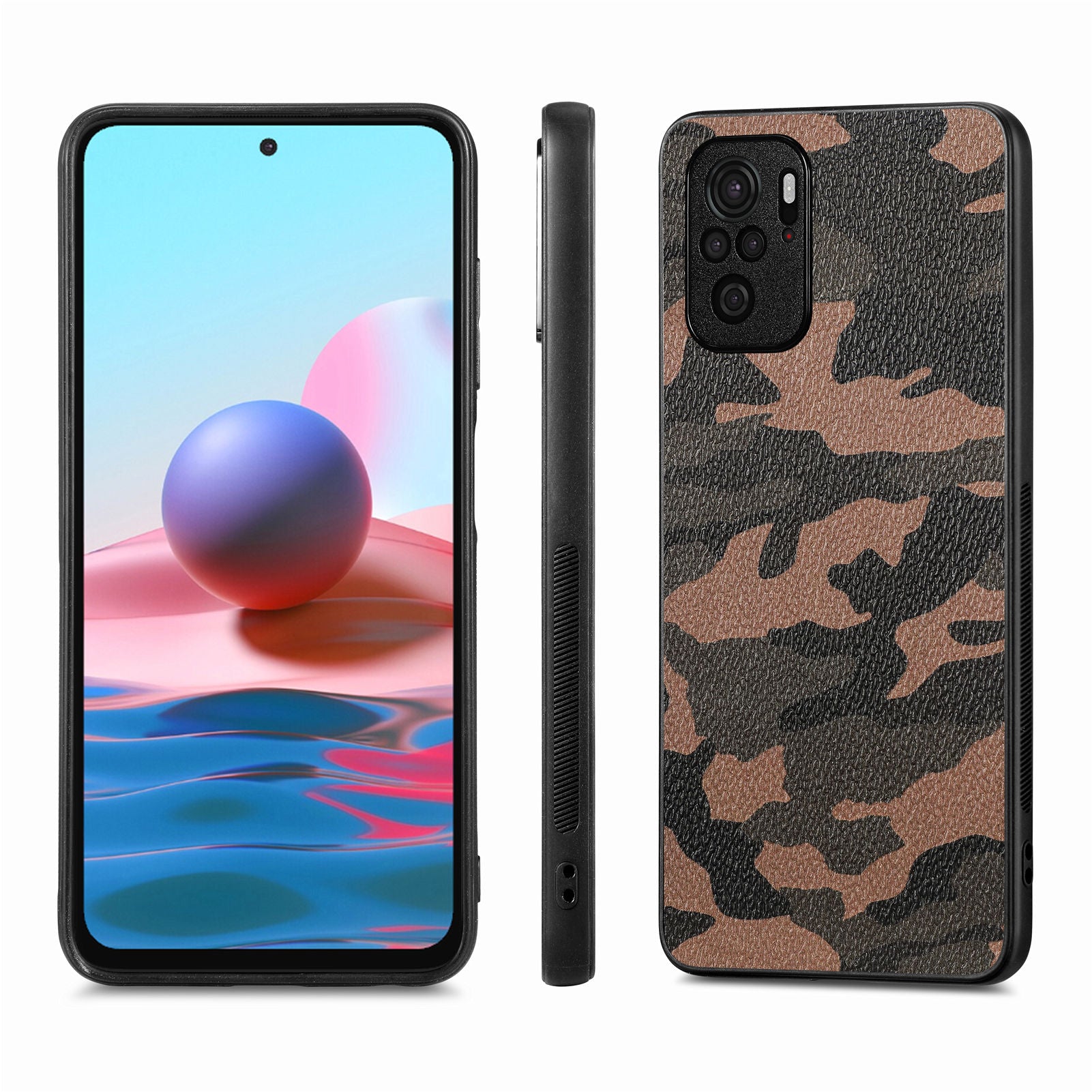 For Xiaomi Redmi Note 10 4G Note 10S 4G Poco M5s 4G Mobile Phone Case Camouflage Pattern PU Leather Coated PC TPU Cover For Xiaomi Redmi Note 10 4G Note 10S 4G Poco M5s 4G Mobile Phone Case Camouflage Pattern PU Leather Coated PC TPU Cover